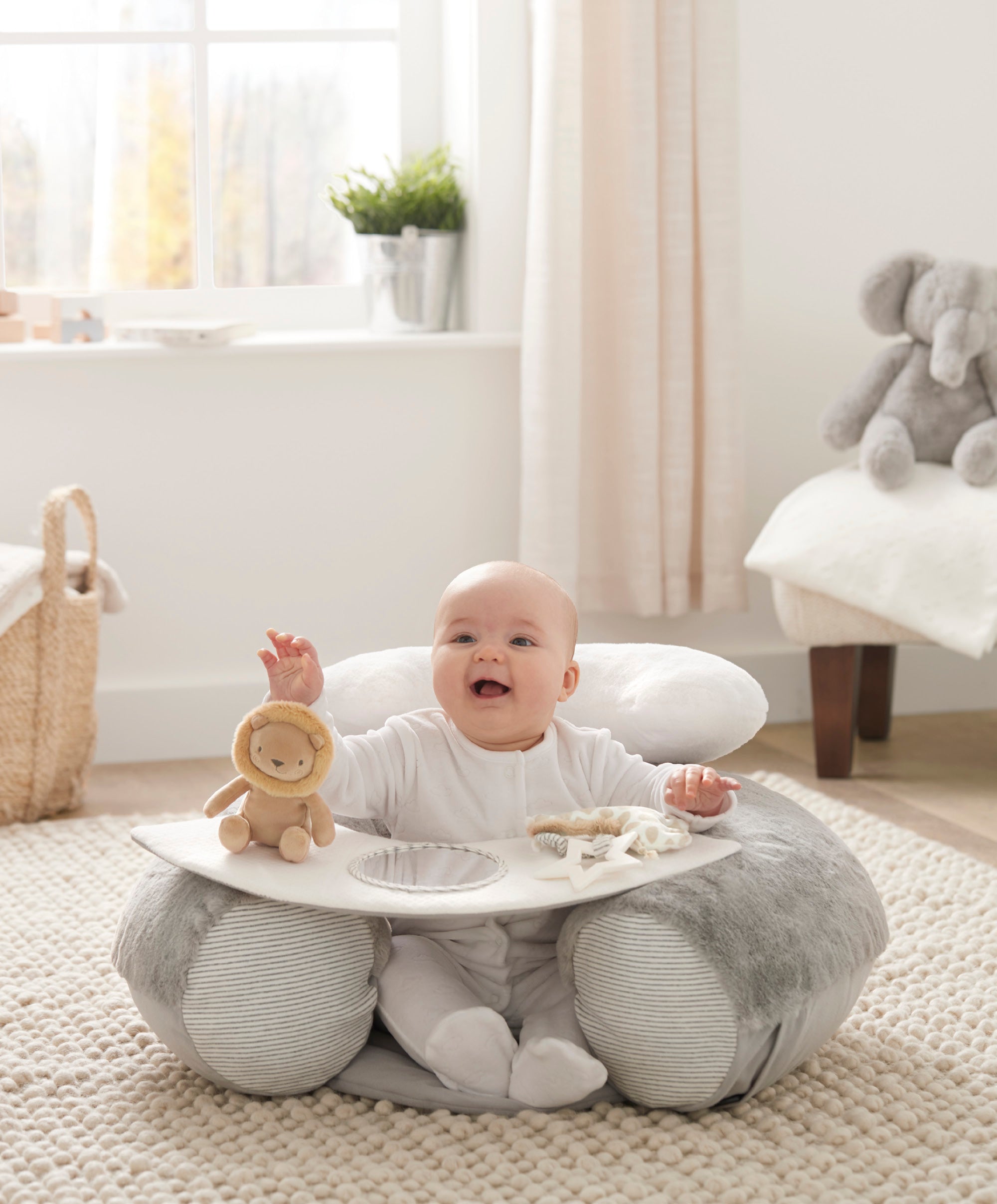 Mamas & Papas Sit & Play Baby Floor Seat - Welcome to the World