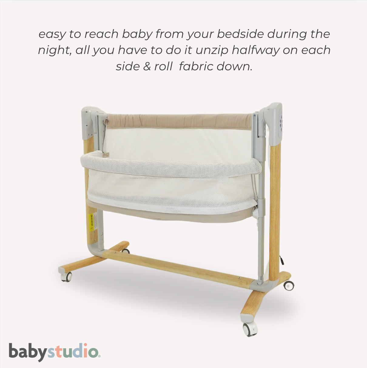 Rockabye V2 - The Soothing Bassinet (mattress included)